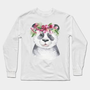 Cute Panda Long Sleeve T-Shirt